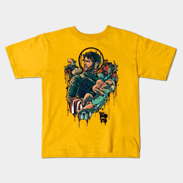 soldier boy Kids T-Shirt by Kotolevskiy